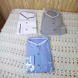 3 long sleeve wholee mens dress shirts xxxl